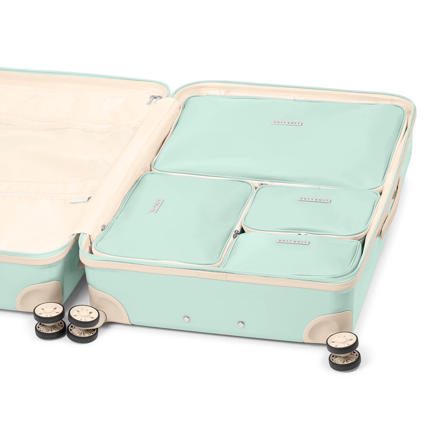 Fabulous Fifties - Luminous Mint - Packing Cube Set (76 Cm) 4 Fabulous Fifties - Luminous Mint - Packing Cube Set (76 Cm) - Afbeelding 2