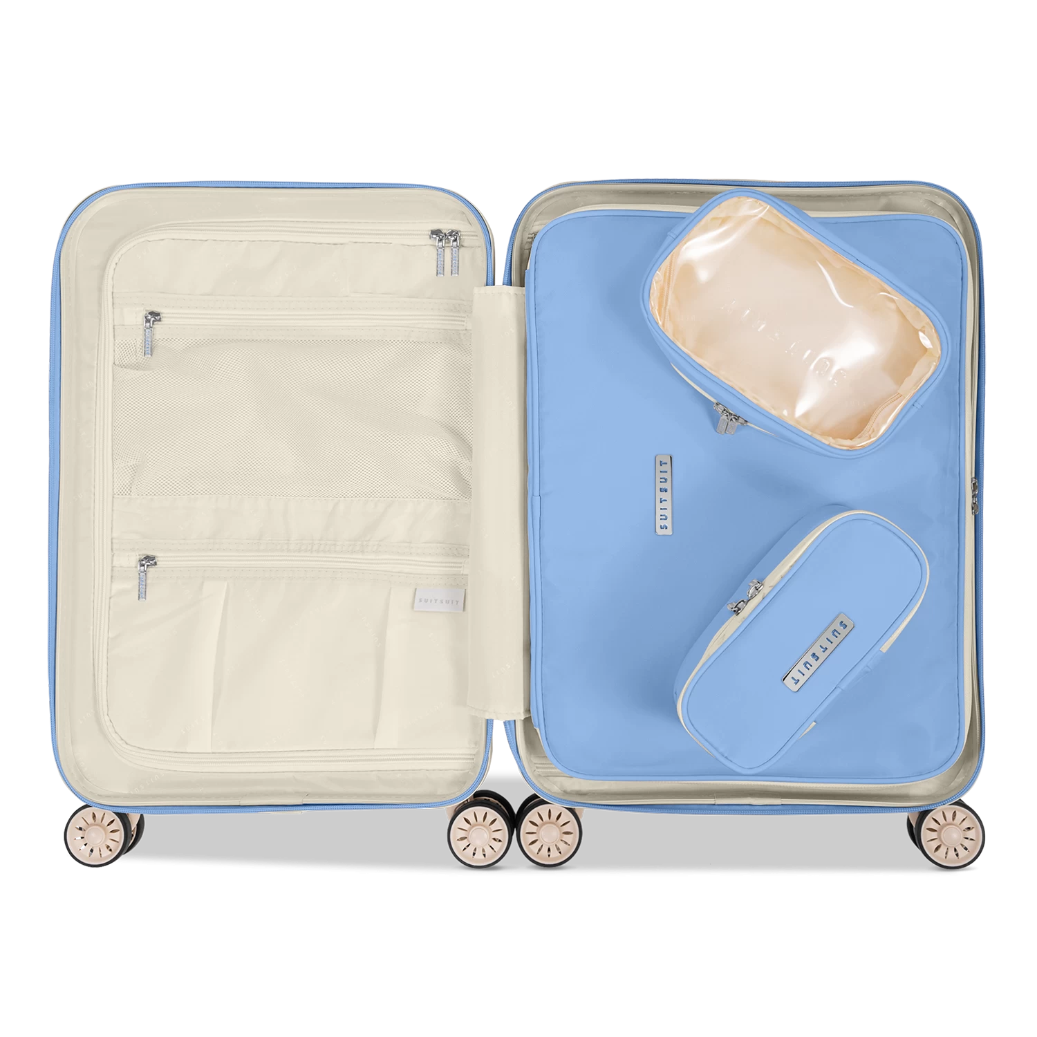 Fabulous Fifties - Alaska Blue - Packing Cube Set (55 Cm) 3 Fabulous Fifties - Alaska Blue - Packing Cube Set (55 Cm)