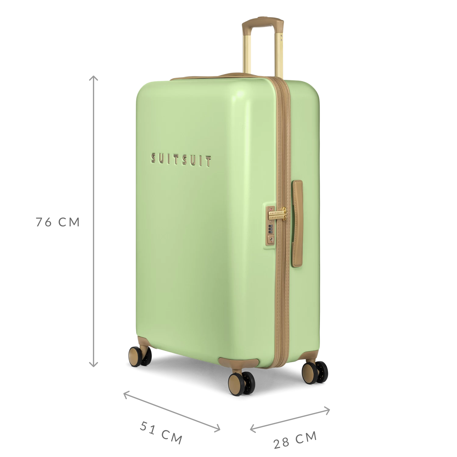 Fusion - Butterfly Green - Reiskoffer (76 Cm) 7 Fusion - Butterfly Green - Reiskoffer (76 Cm) - Afbeelding 5