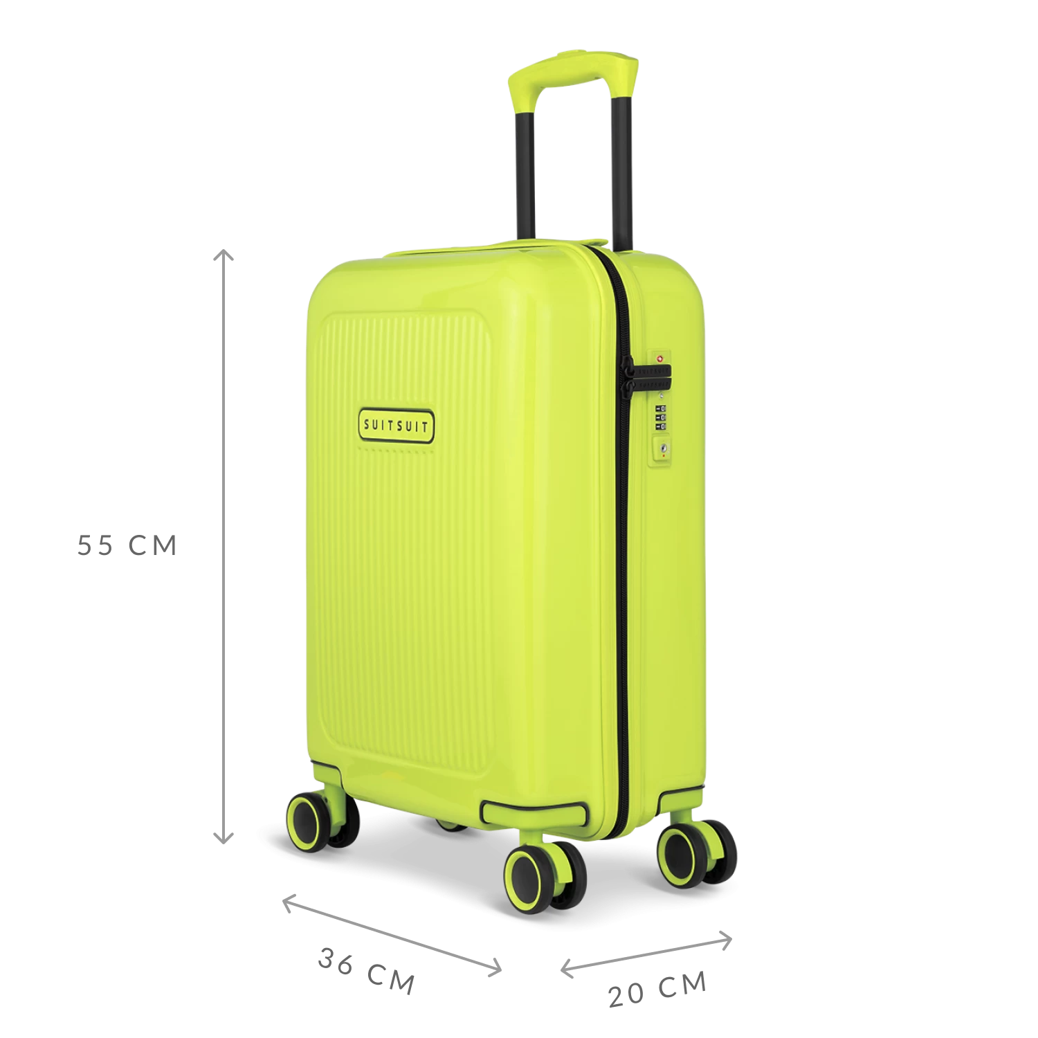 Expression - Cyber Lime - Handbagage (55 Cm) 5 Expression - Cyber Lime - Handbagage (55 Cm) - Afbeelding 3