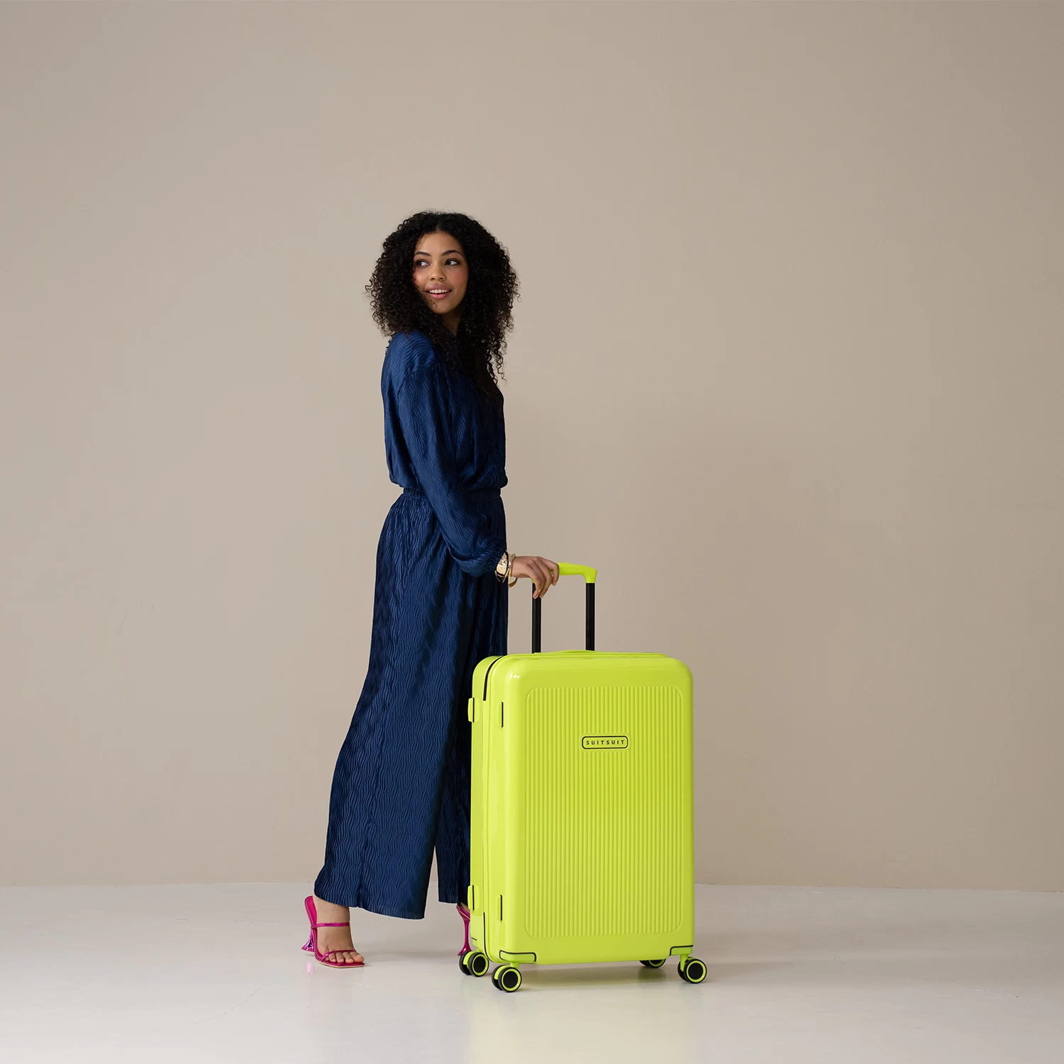 Expression - Cyber Lime - Reiskoffer (76 Cm) 4 Expression - Cyber Lime - Reiskoffer (76 Cm) - Afbeelding 2