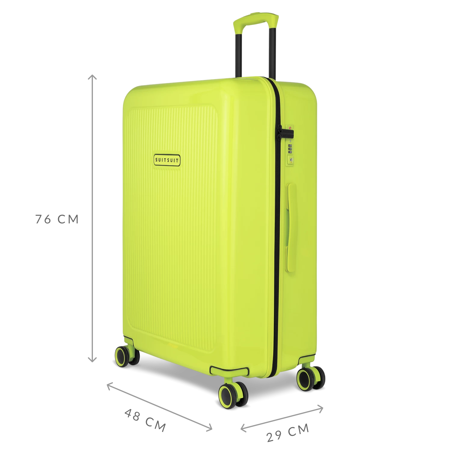 Expression - Cyber Lime - Reiskoffer (76 Cm) 5 Expression - Cyber Lime - Reiskoffer (76 Cm) - Afbeelding 3