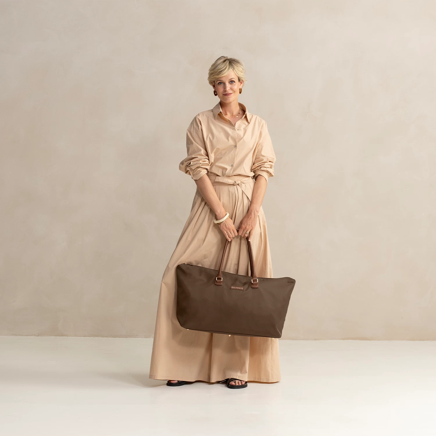 Fab Seventies - Cocoa Brown - Travel Tote 4 Fab Seventies - Cocoa Brown - Travel Tote - Afbeelding 2