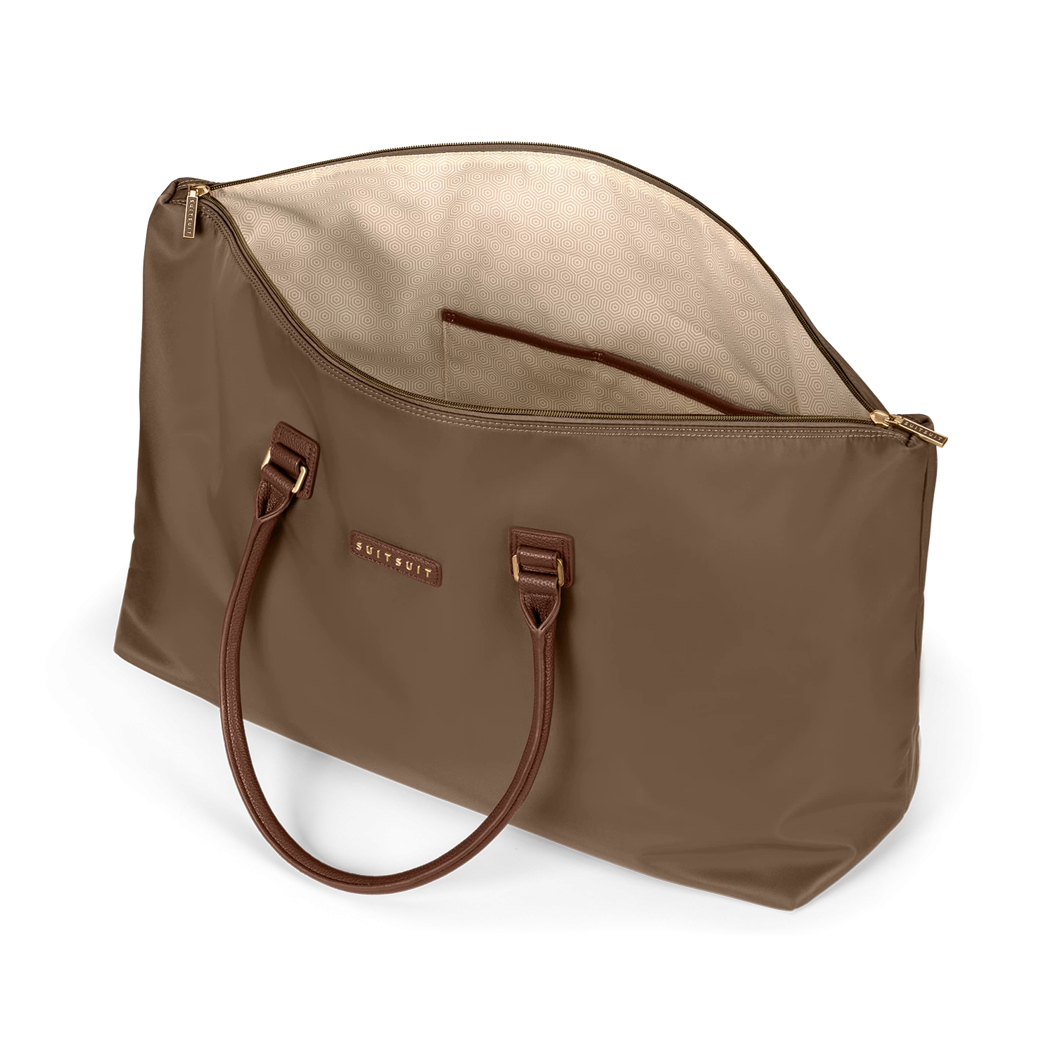 Fab Seventies - Cocoa Brown - Travel Tote 7 Fab Seventies - Cocoa Brown - Travel Tote - Afbeelding 5