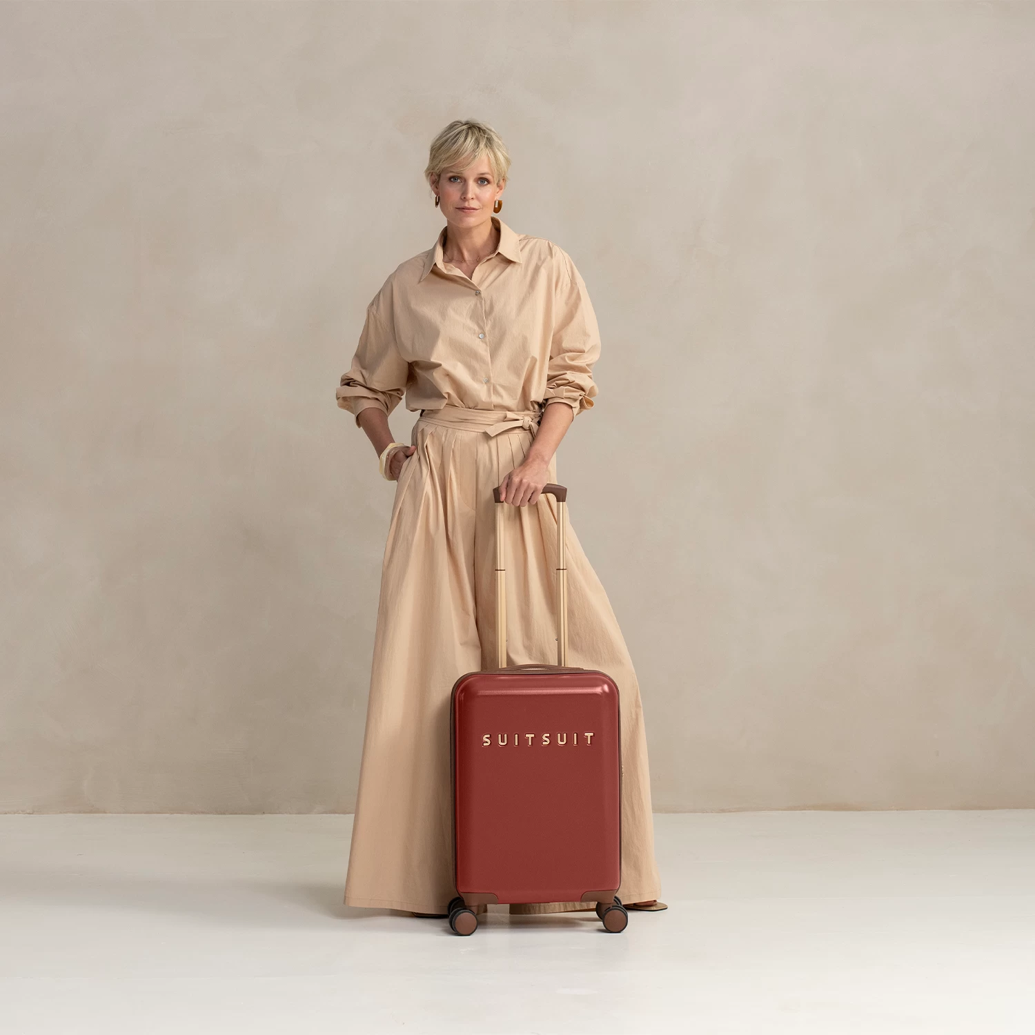 Fab Seventies - Red Ochre - Handbagage(55cm) 4 Fab Seventies - Red Ochre - Handbagage(55cm) - Afbeelding 2