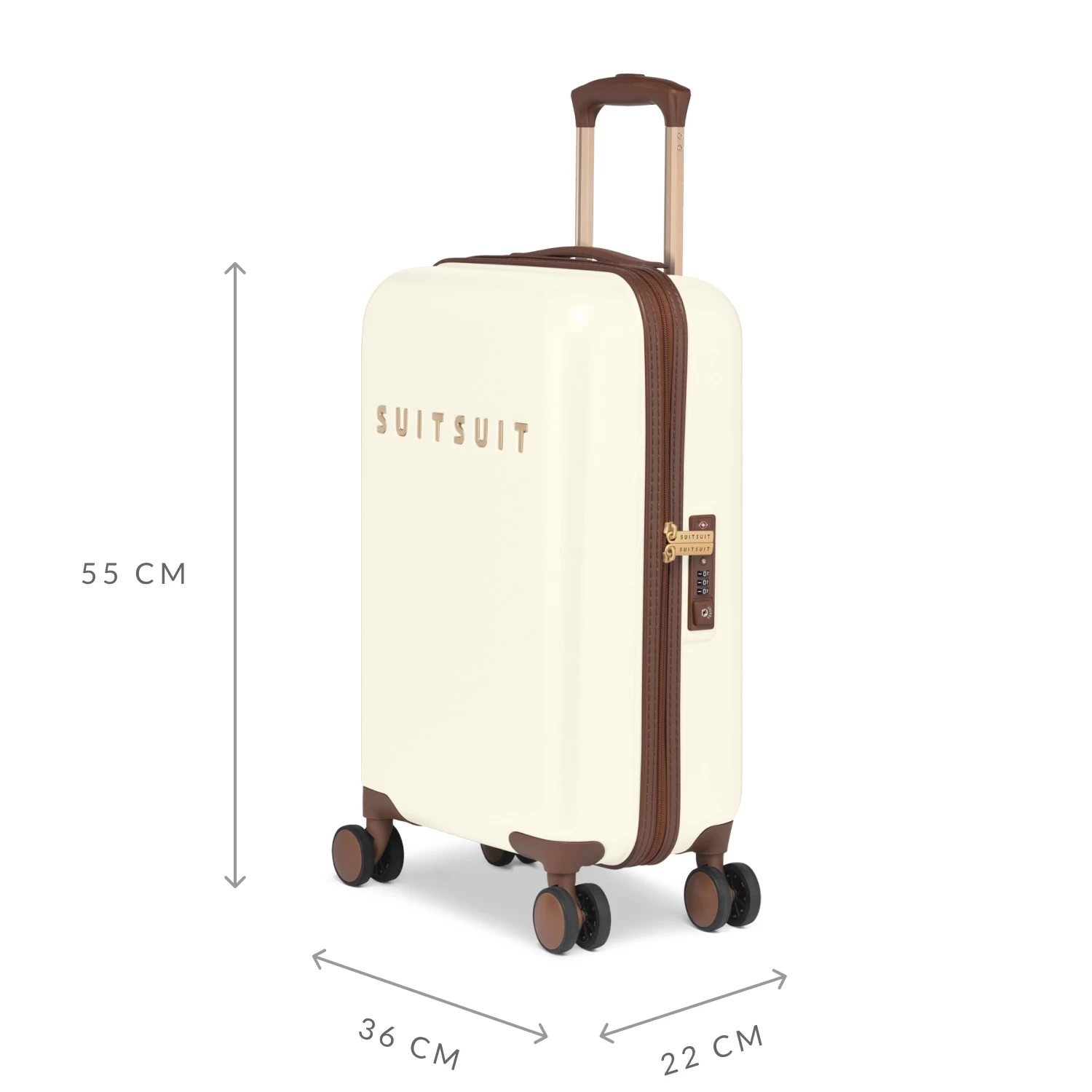 Fab Seventies - Antique White - Handbagage (55 Cm) 5 Fab Seventies - Antique White - Handbagage (55 Cm) - Afbeelding 3